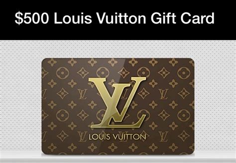 send louis vuitton gift card